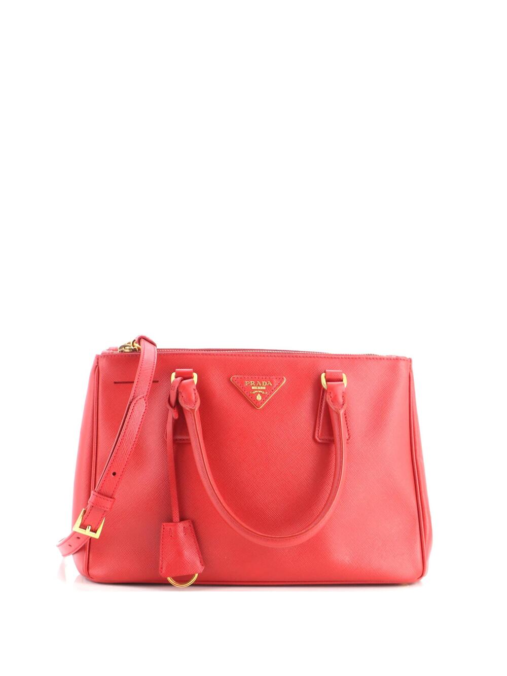 Prada Double Zip Lux Tote Saffiano #351977P90B